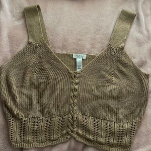 knitted top, size 2X